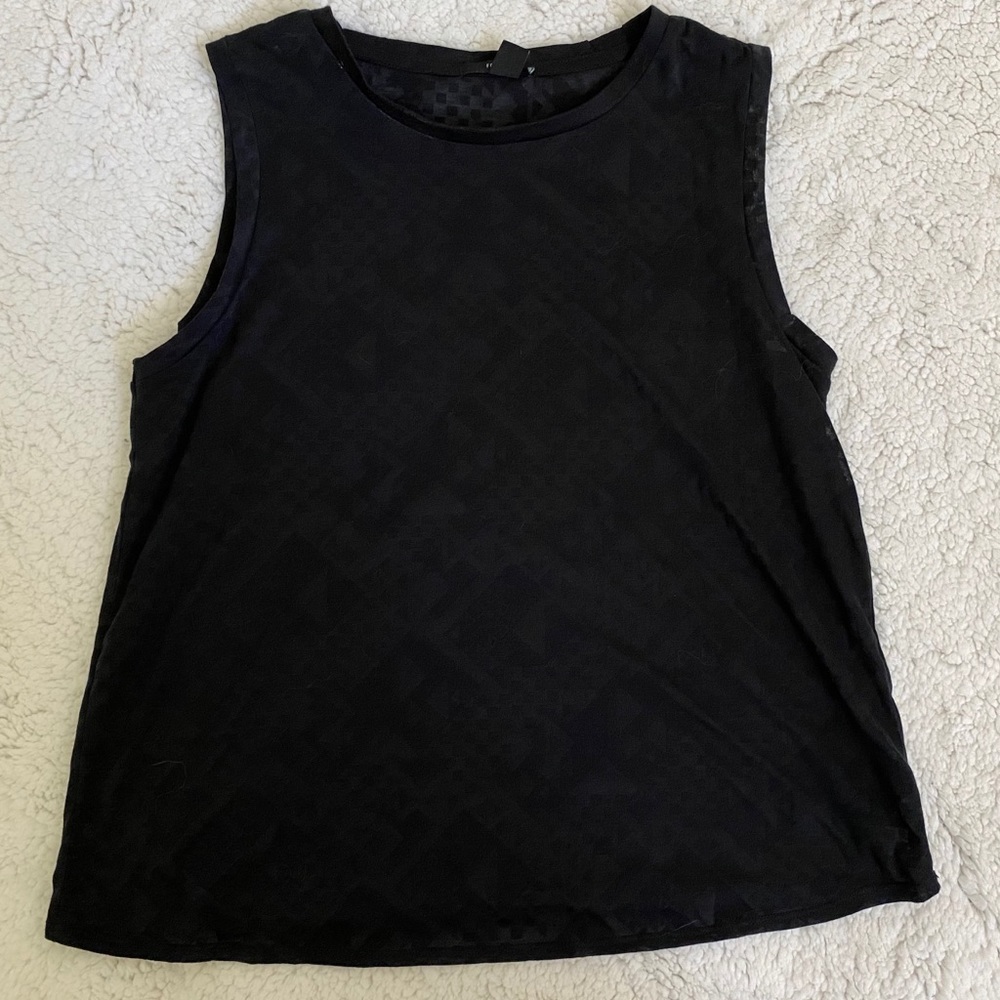 Forever 21 Patterned Burnout Muscle Tank